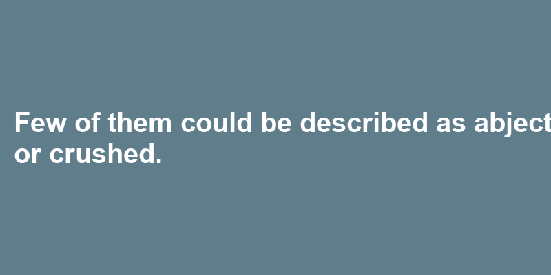 Abject in a Sentence 39 Real Example Sentences