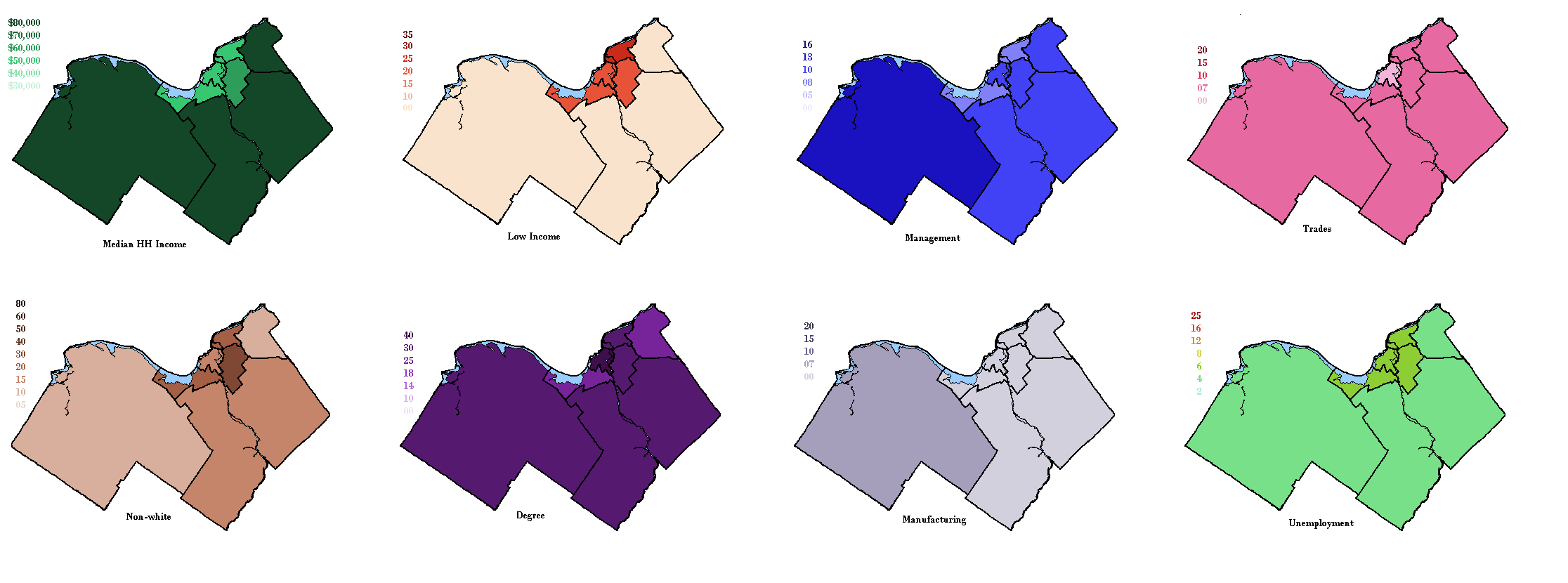 Canada Demographics Maps Thread (by federal riding)