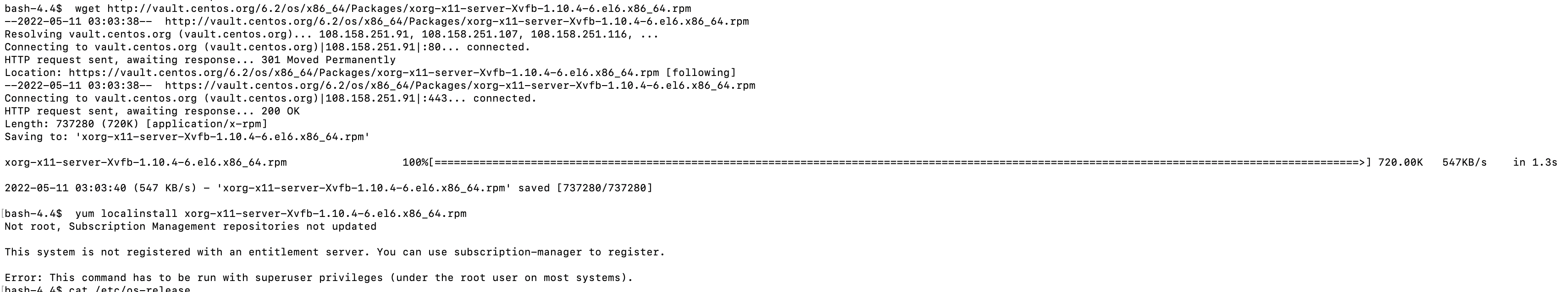 No X11 DISPLAY variable was set, but this program performed an