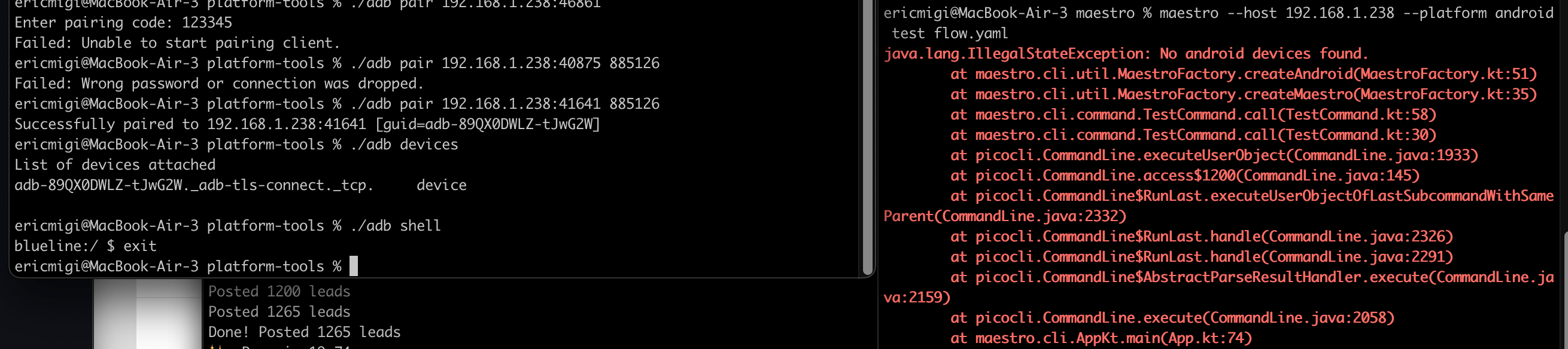 'no android devices found' · Issue 97 · mobiledevinc/maestro · GitHub