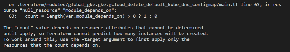 Invalid count argument · Issue 690 · terraformgooglemodules