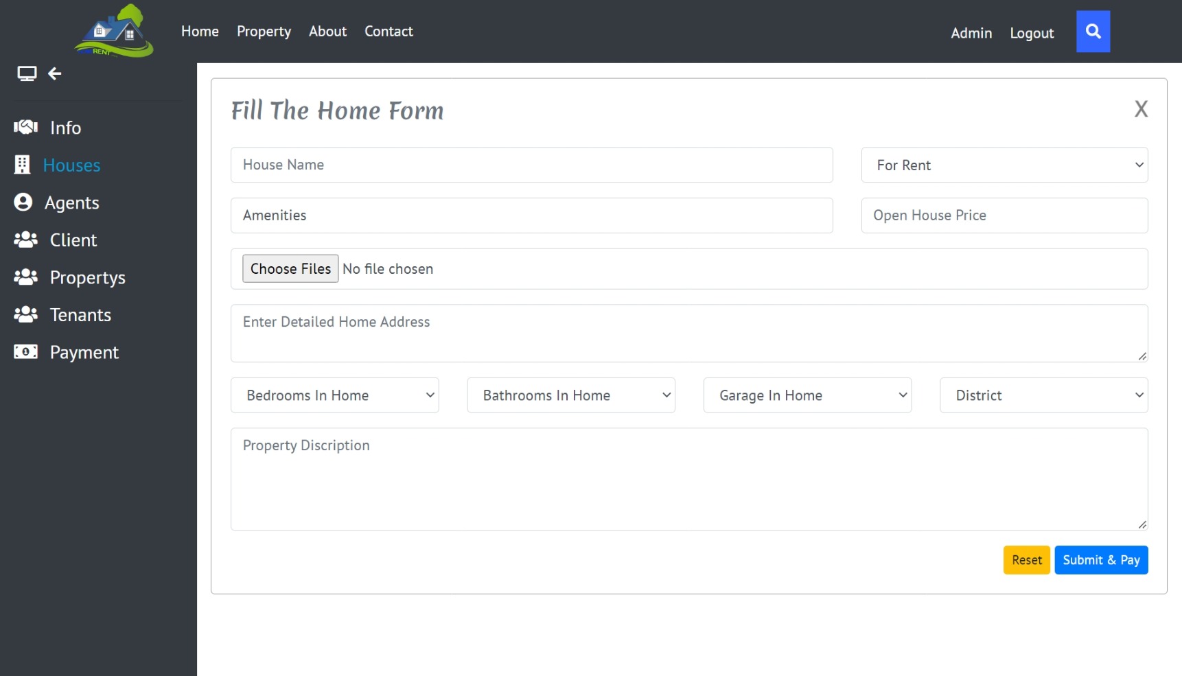 GitHub rk0775/HouseRentalManagementSystem In this project we