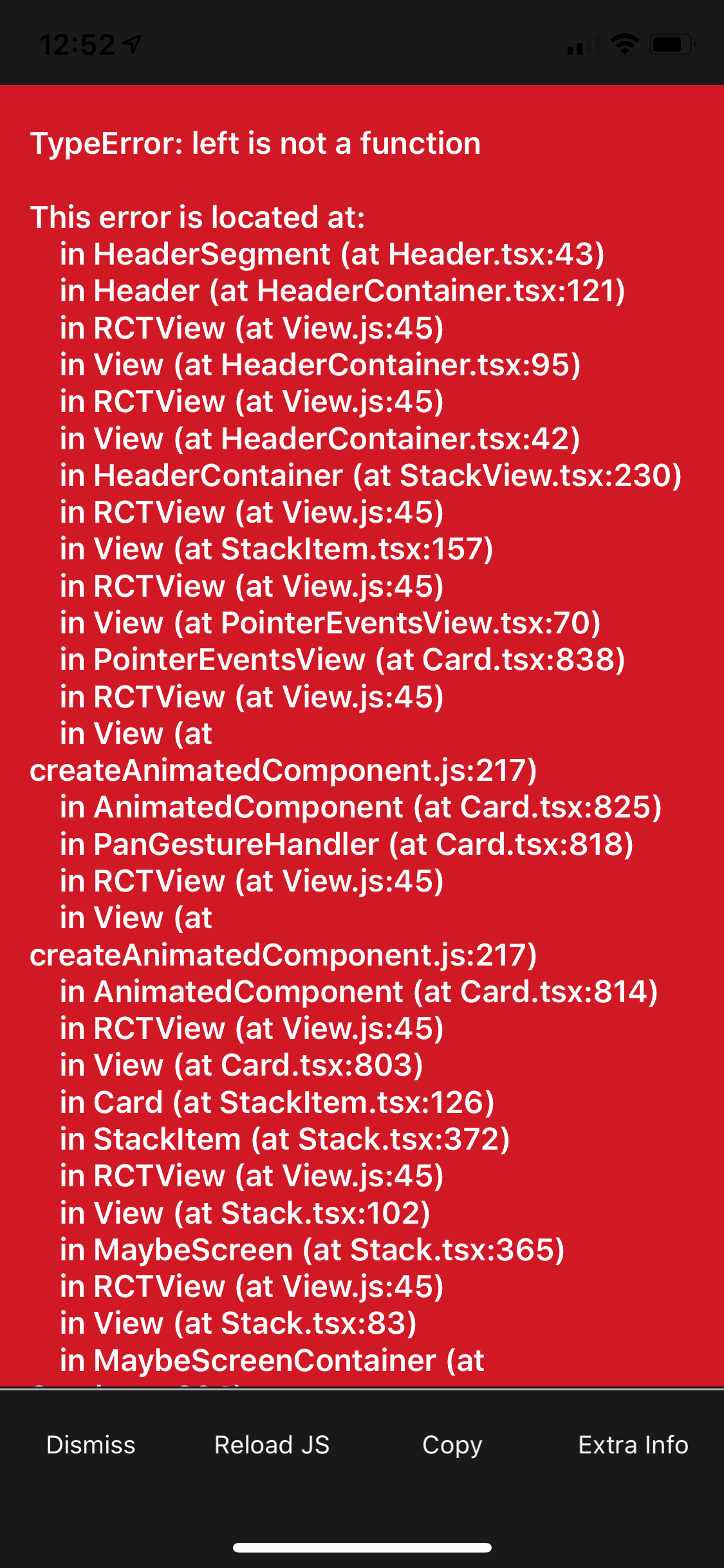 headerLeft not working in navigationOptions · Issue 7100 · react