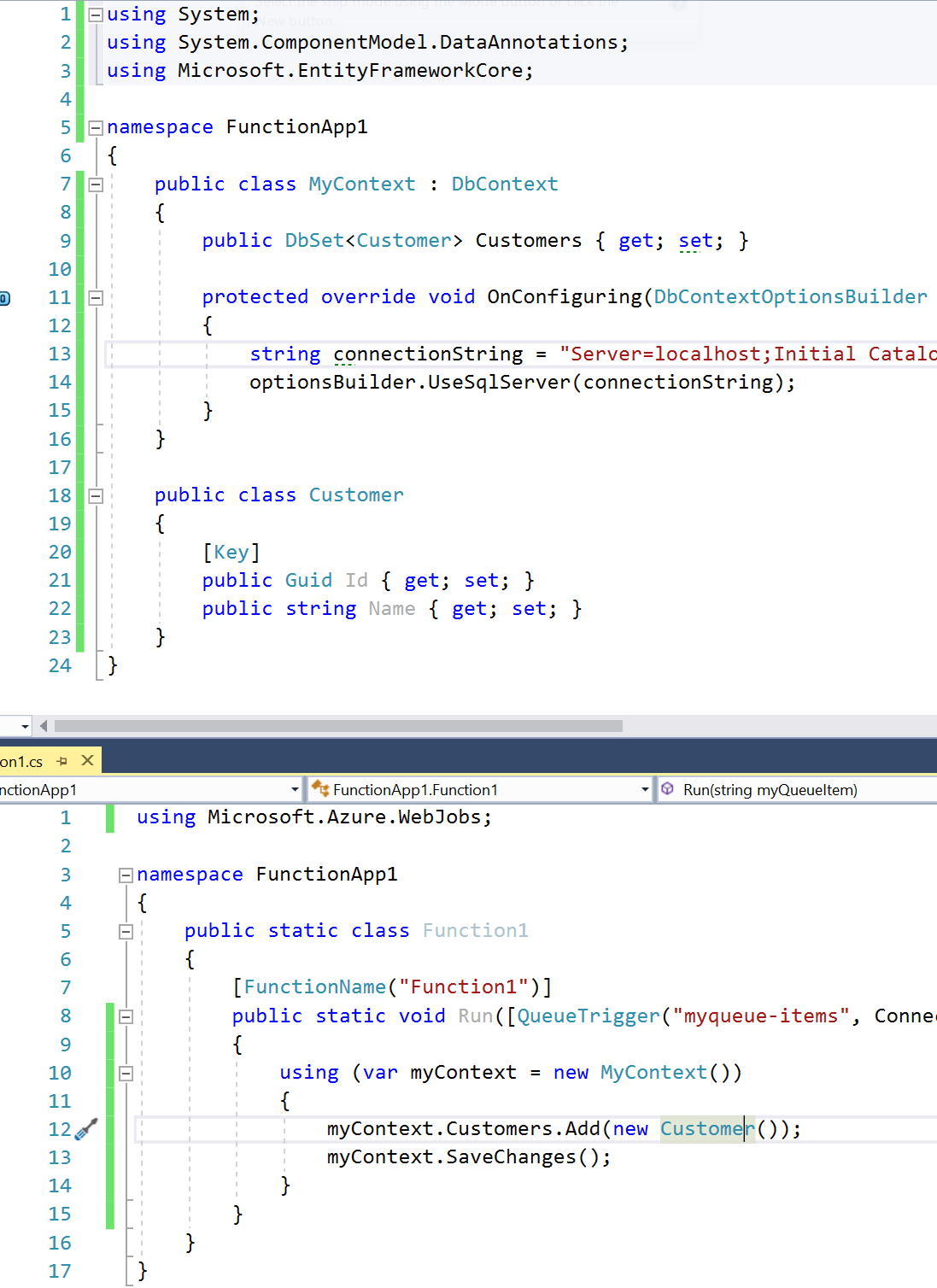 Azure Functions System.Data.SqlClient is not supported on this