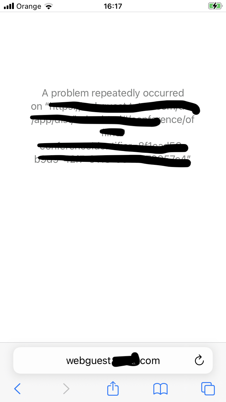 Unable to launch camera when using chime on iOS 15.1 and iPadOS 15.1