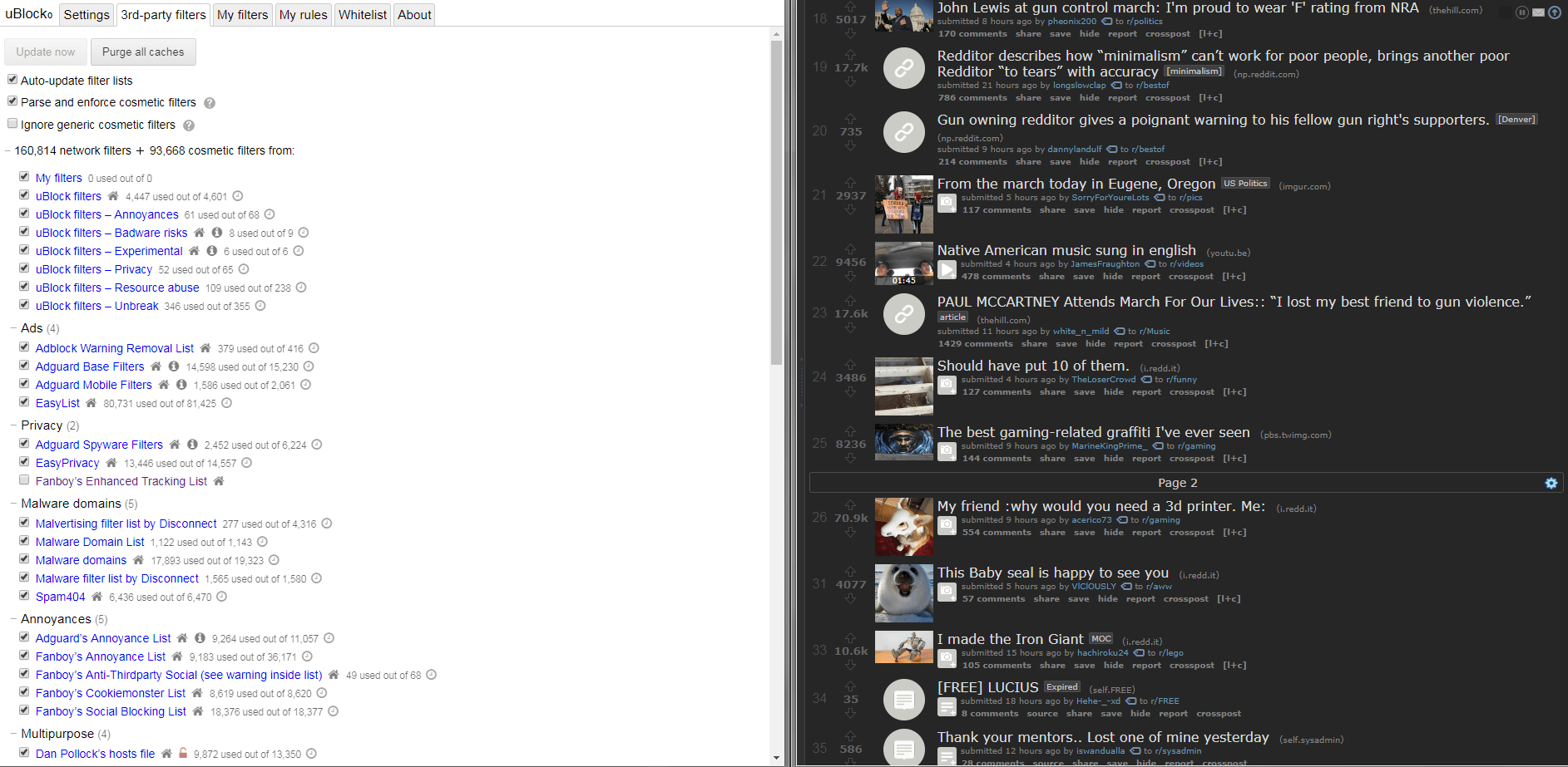 Fanboy’s Enhanced Tracking List breaks RES neverendingreddit feature