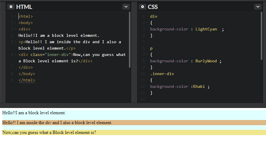 Inline Elements And Block Elements In HTML Explained