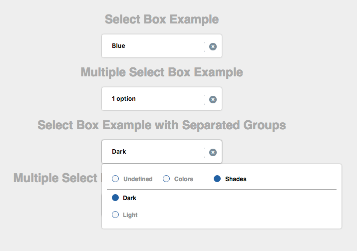 GitHub smivv/reactdropdown React Dropdown Selector with grouping