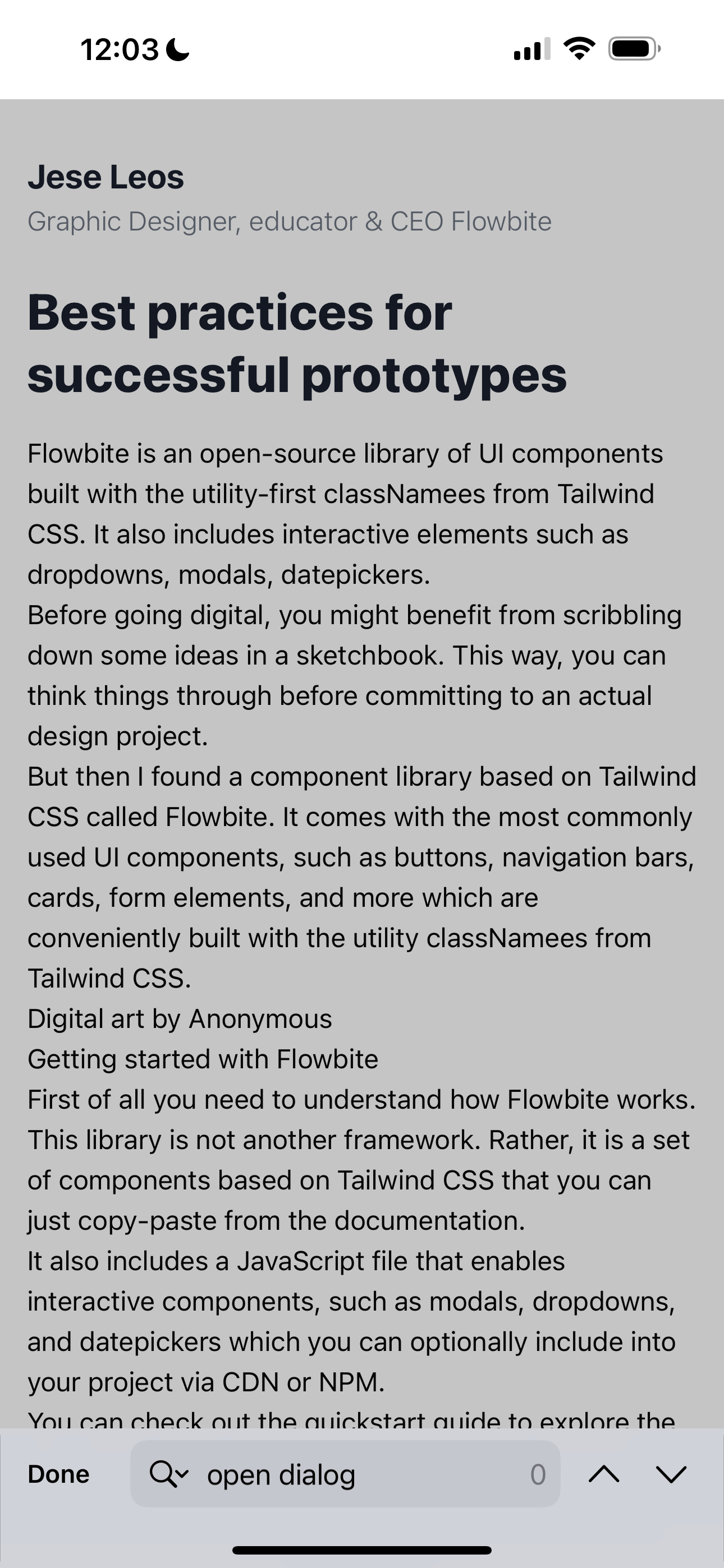 Dialog Scrollbar doesn't work properly on Mobile Devices · Issue 2259