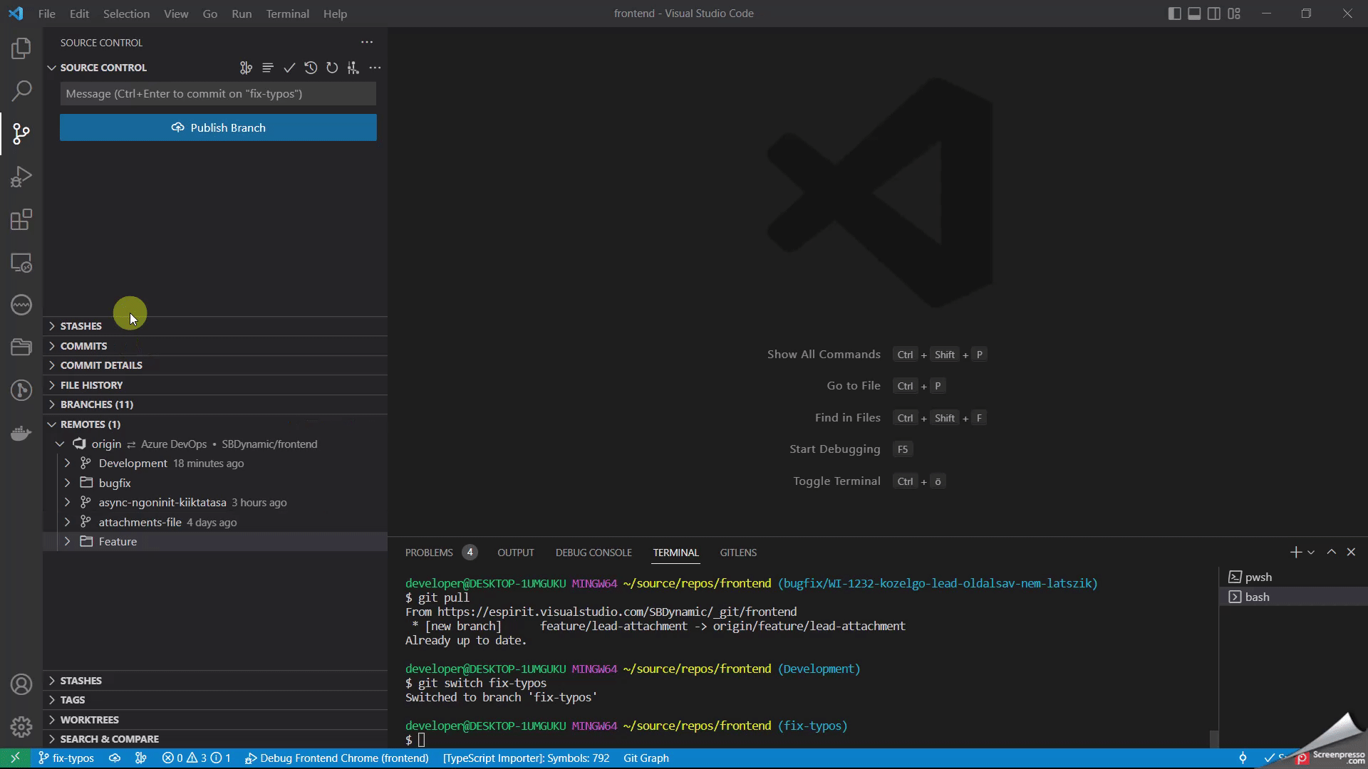 Rename branch does not work for remote branch · Issue 2474 · gitkraken