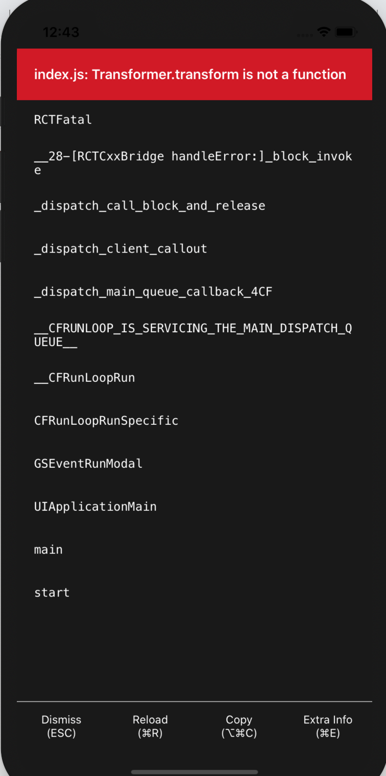 "index.js Transformer.transform is not a function
