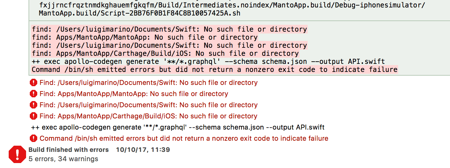 Command Compileswiftsources Failed With A Nonzero Exit Code