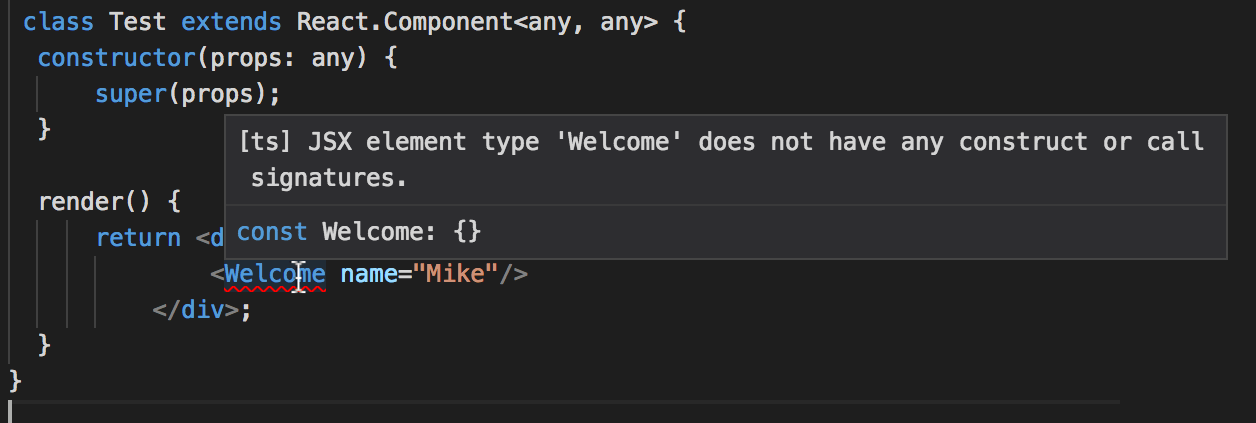 Typescript use of React SFC (stateless functional component) usage