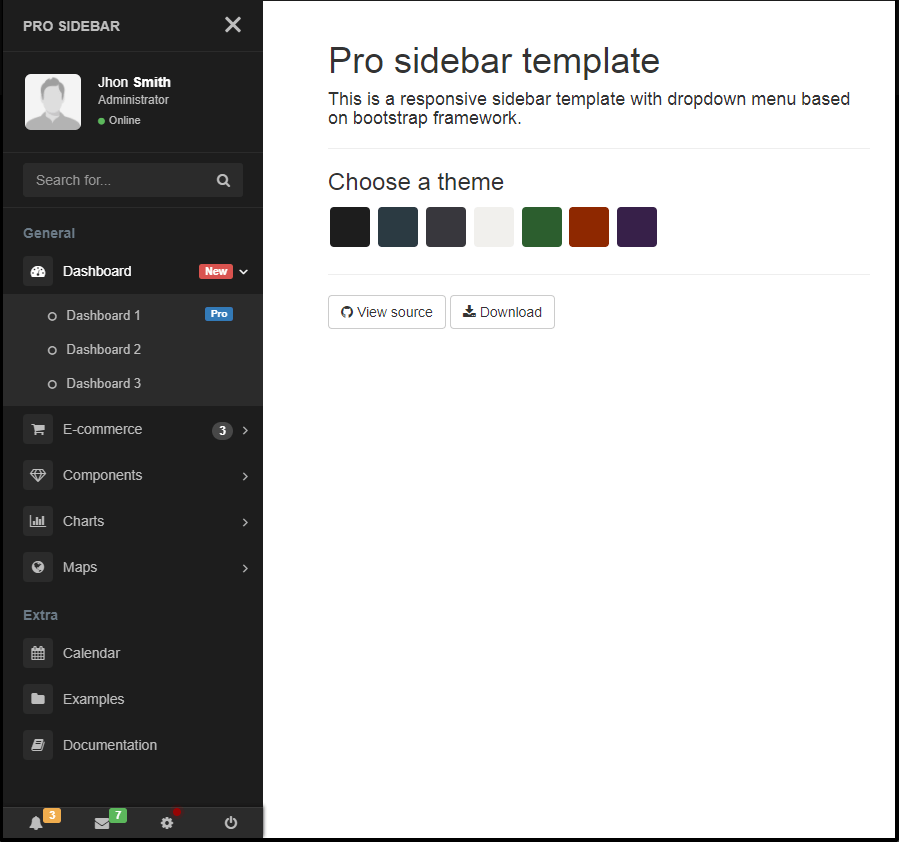 Pro sidebar template prosidebartemplate