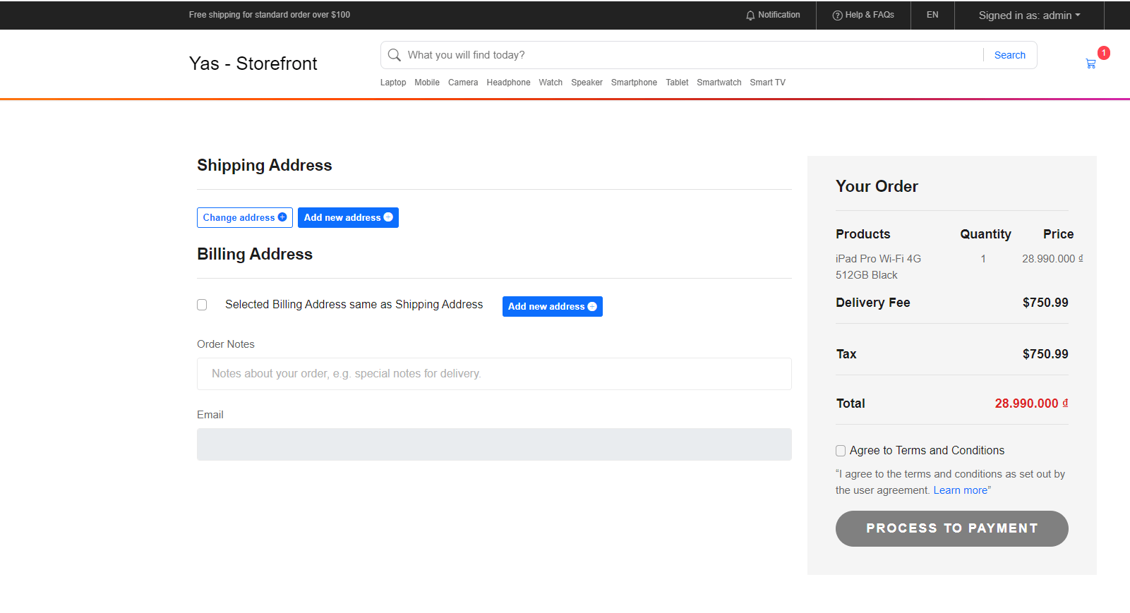 Cannot add new address on checkout page · Issue 690 · nashtechgarage