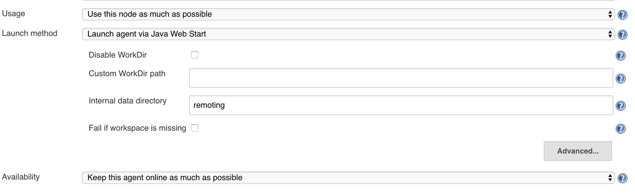 [JENKINS44112] Enable WorkDir in JNLPLauncher by olegnenashev