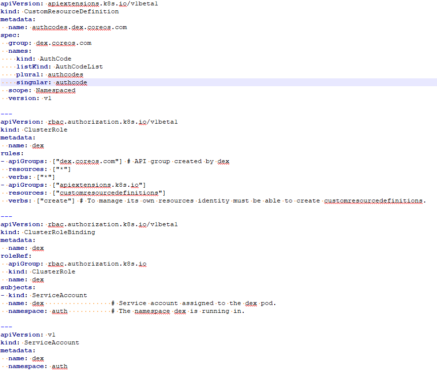oidc via openldap+dex invalid bearer token, invalid bearer