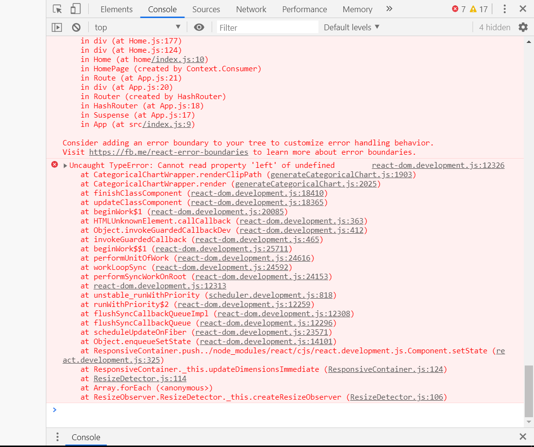 Cannot read property left of undefined · Issue 1909 · recharts