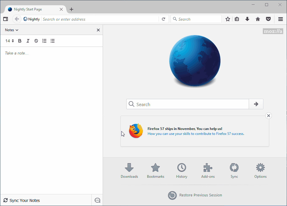 "Create a Firefox Account" popup does not have a scrollbar on small