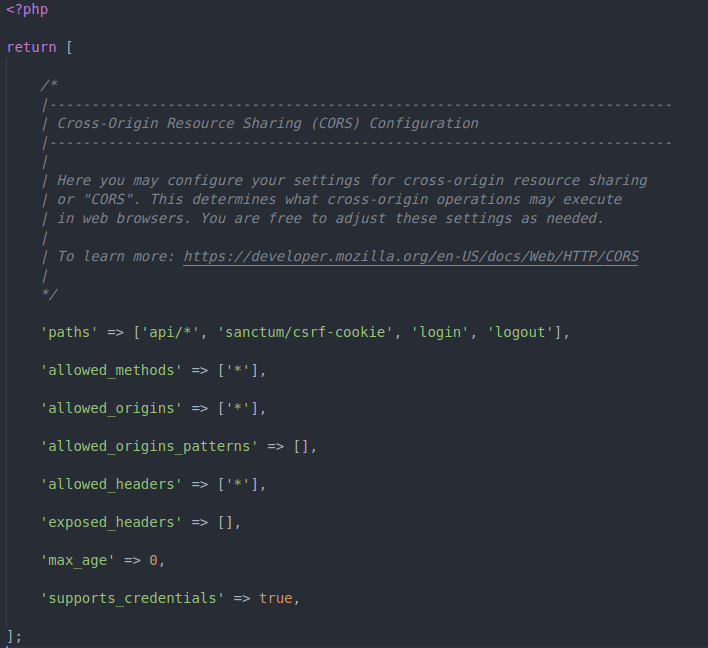 No 'AccessControlAllowOrigin' · Issue 421 · fruitcake/laravelcors