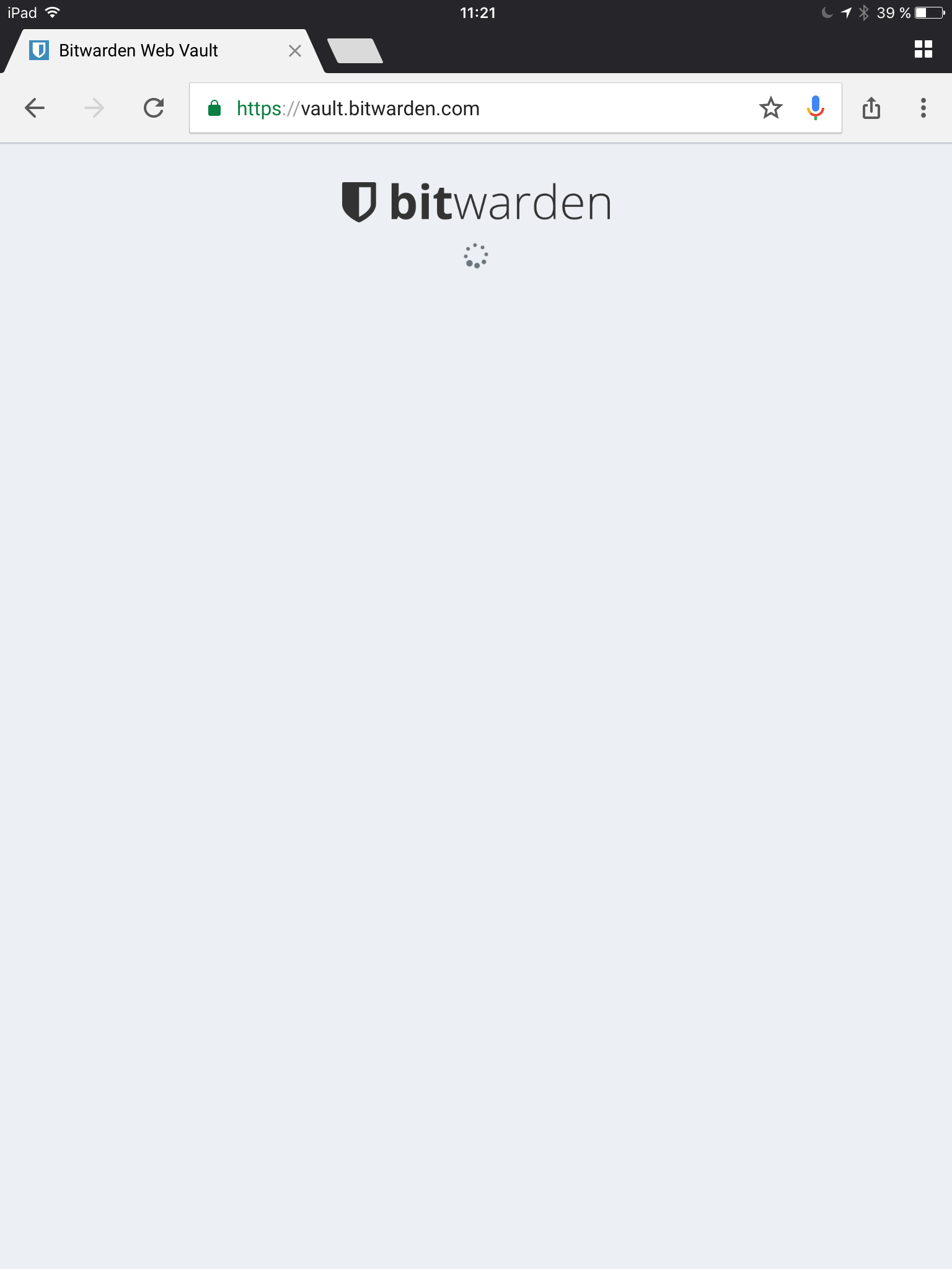 Vault  not loading on iPad 3rd Generation · Issue 341 · bitwarden