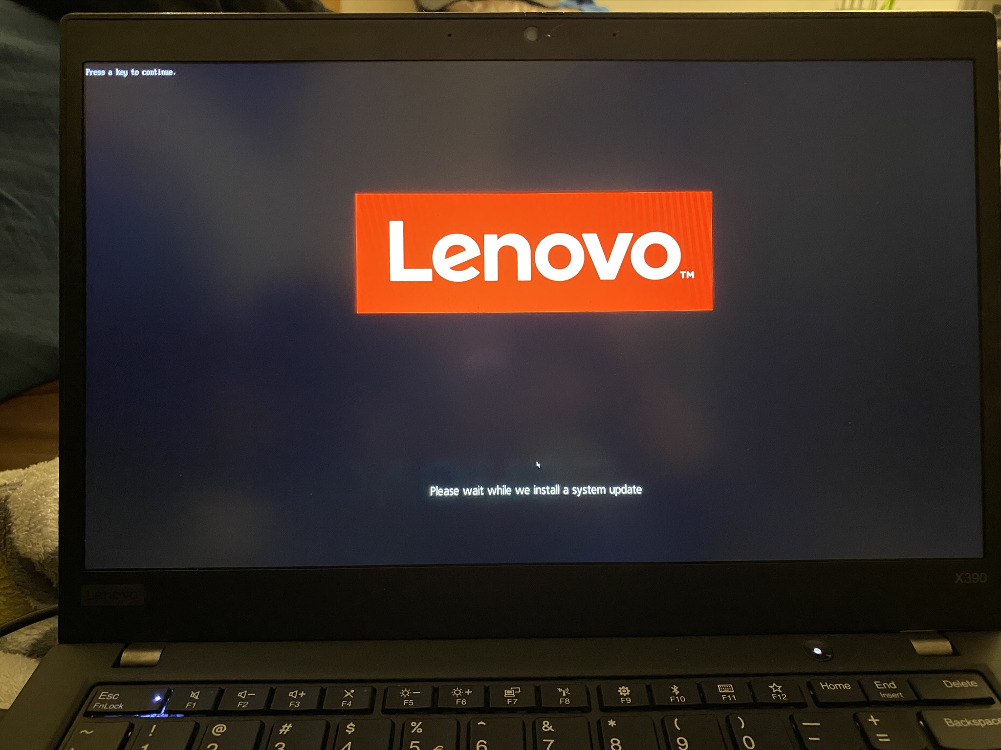 X390 fails to install ThinkPad T490s Corporate ME Update