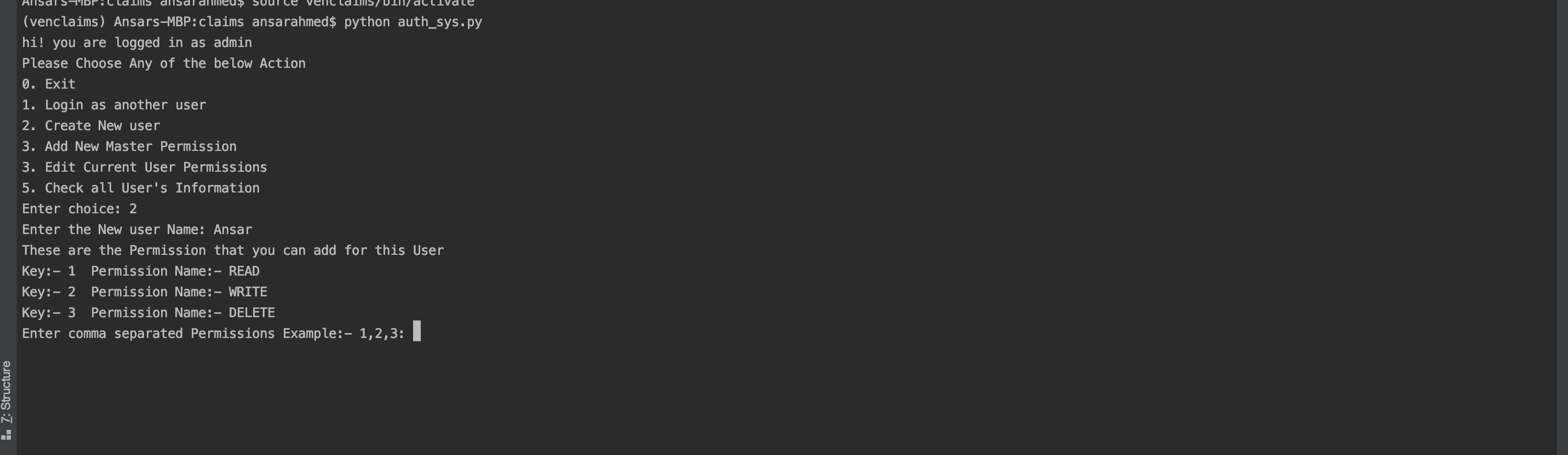 GitHub ansarmnnit/Basic_Auth_Assignment Basic Python in Memory