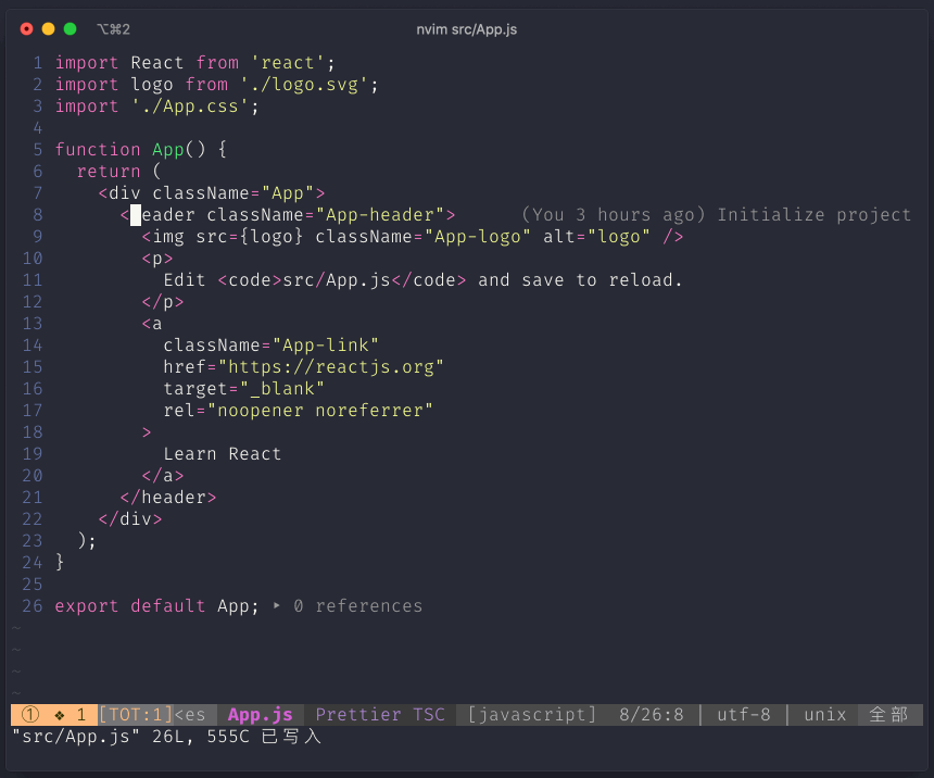 GitHub fannheyward/cocreactrefactor React refactor extension for coc.nvim