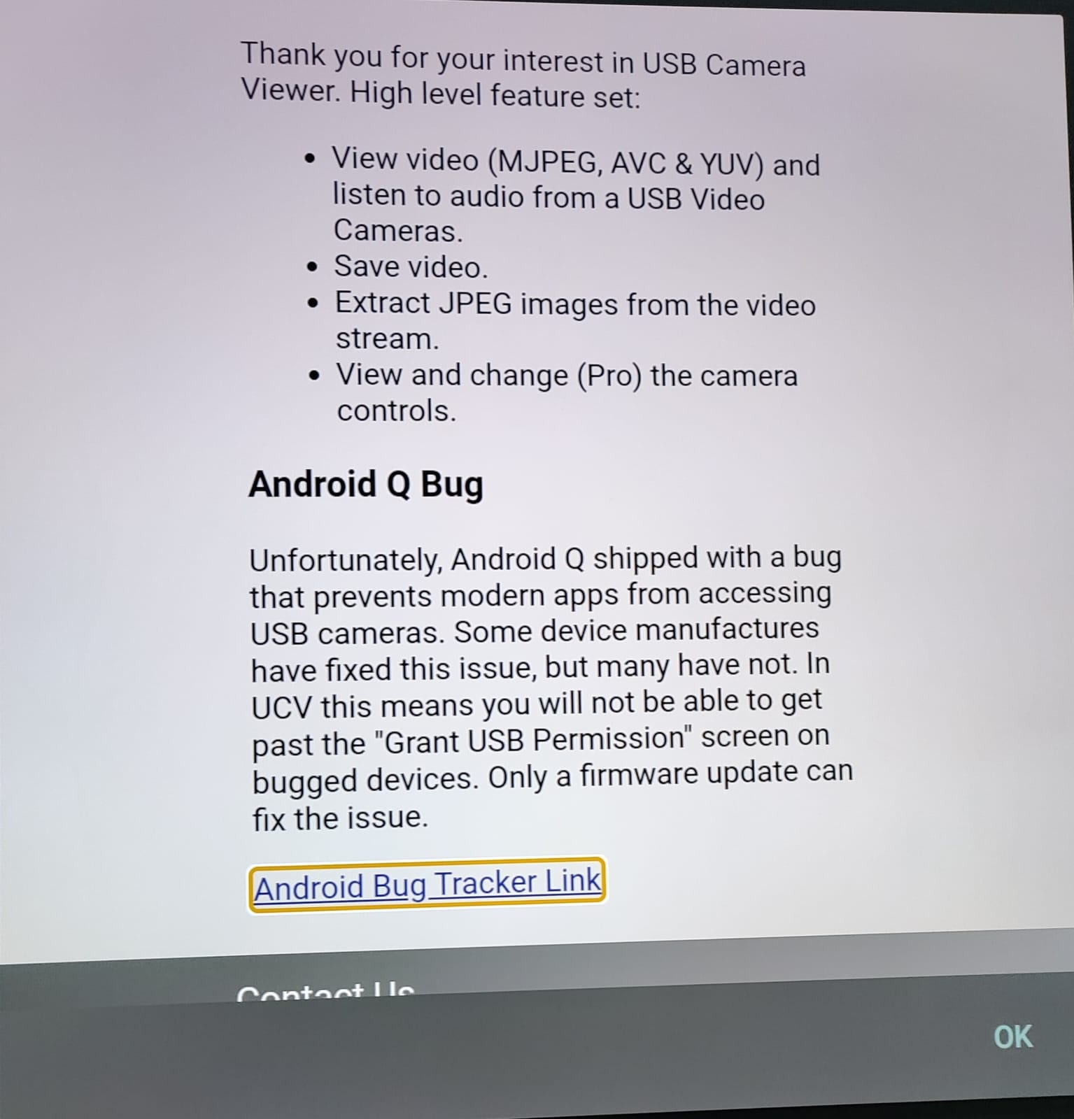 USB Camera not detected in Android 10. · Issue 605 · jiangdongguo