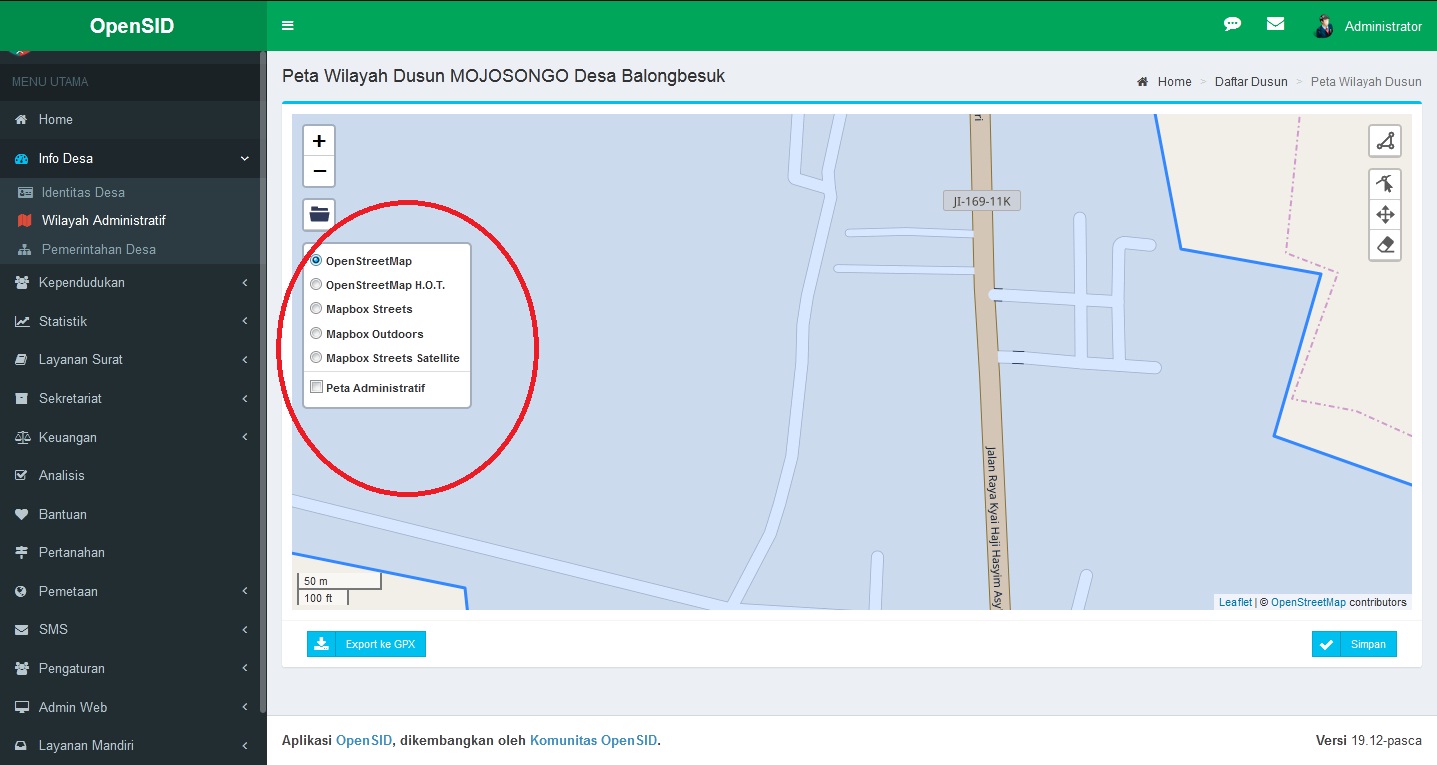 Tambahkan batas administratif Dusun / RW / RT · Issue #2643 · OpenSID/ OpenSID · GitHub
