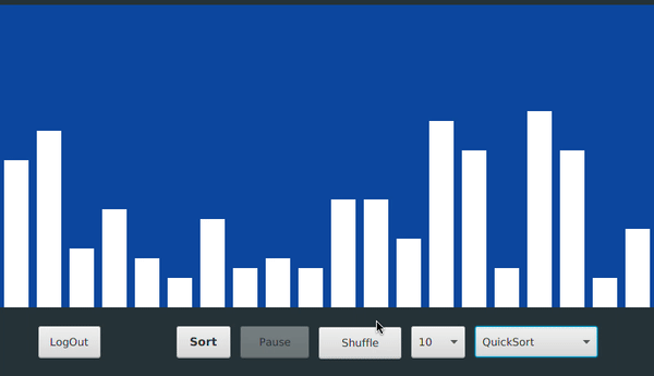 GitHub shiningflash/SortingAlgorithmVisualization My Sorting