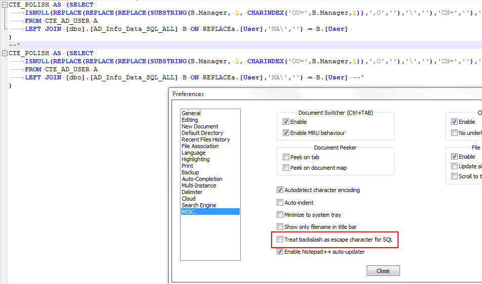 Replace Single Quote In Sql Replace Quotes I have this function in
