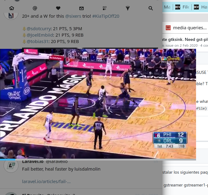 Could not create gtksink. Need gstpluginsbad >= 1.6 · Issue 86