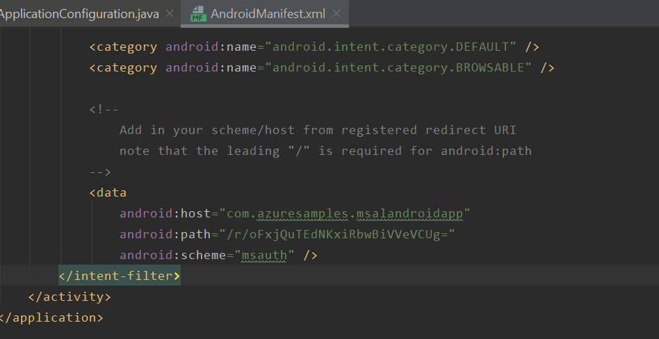 Android sample not working with Keystore key generated. Crash message