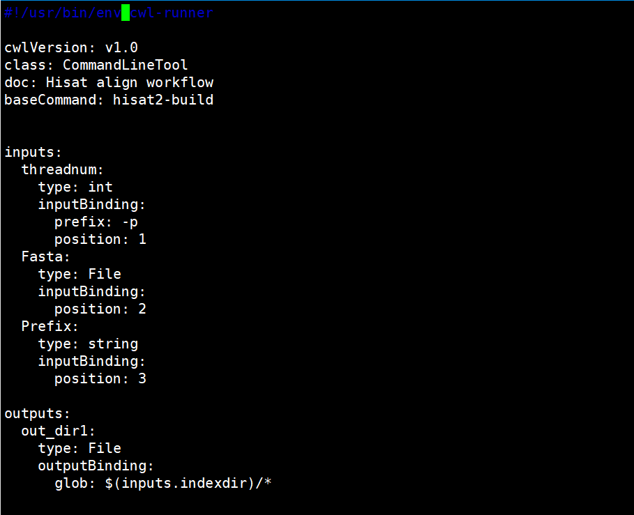 Why did not find output file with glob pattern when run cwlrunner