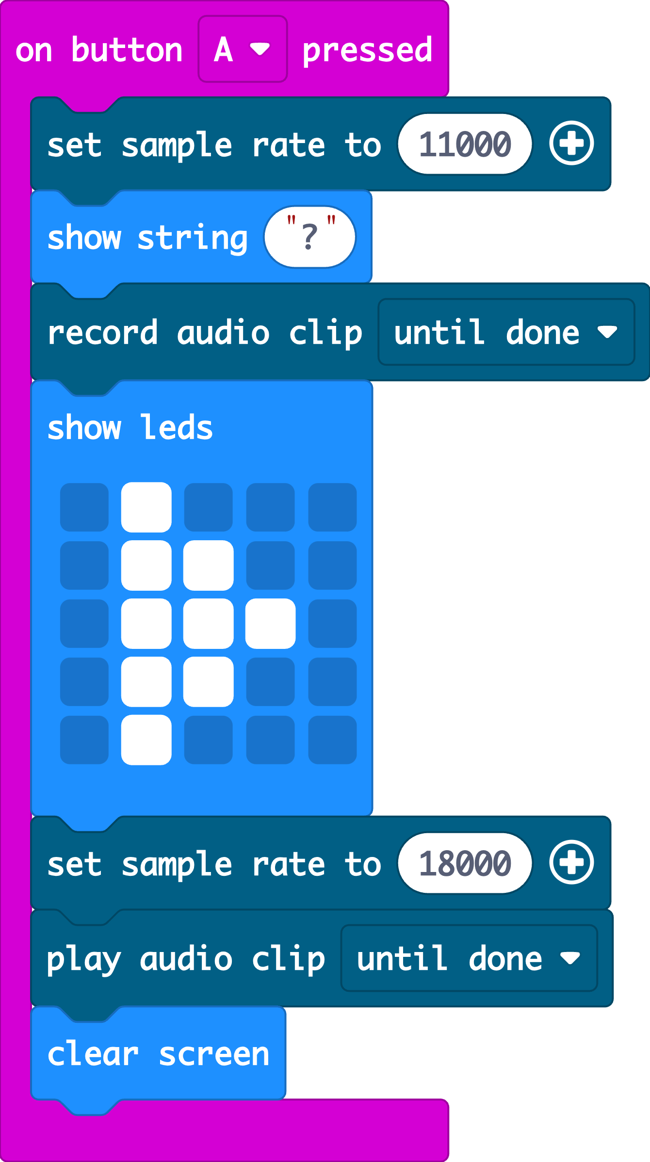 Sound recording sample rate only changes once on playback · Issue 5312 · microsoft/pxtmicrobit