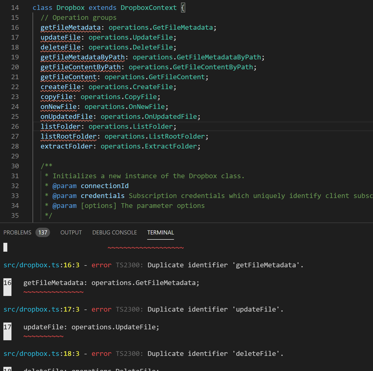 Duplicate operations being created for logic app connector swaggers