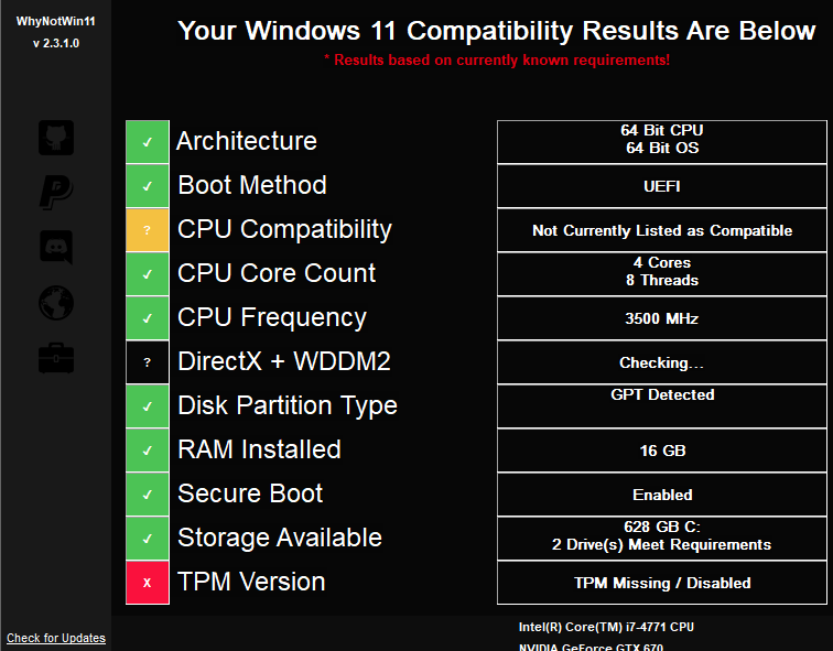 Dark theme missed icons on left side · Issue 308 · rcmaehl/WhyNotWin11
