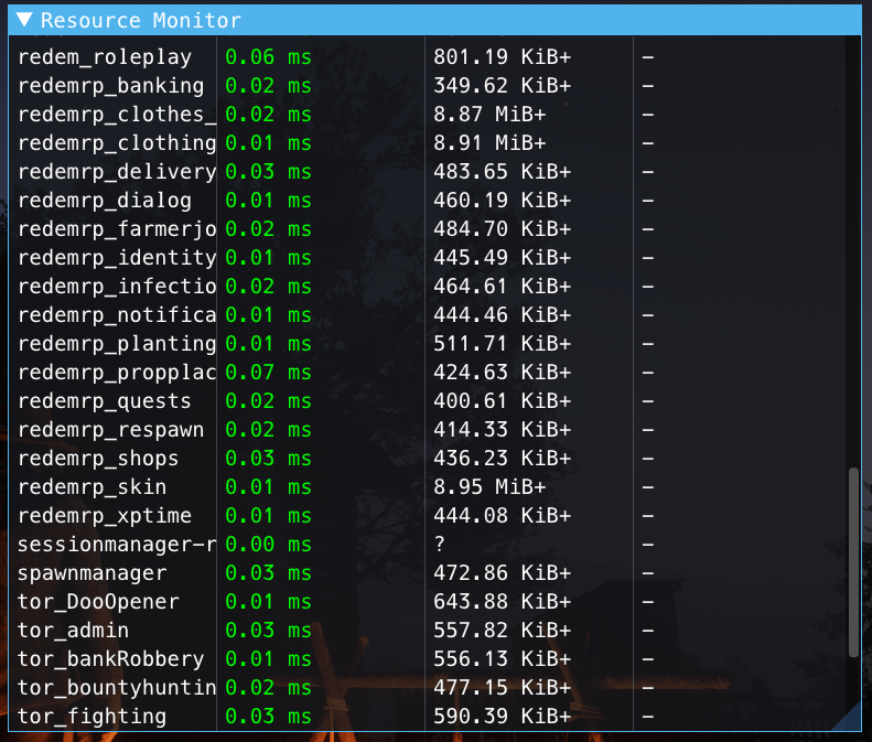Resmon and Mumble voip for RedM by Ktos93 · Pull Request 549