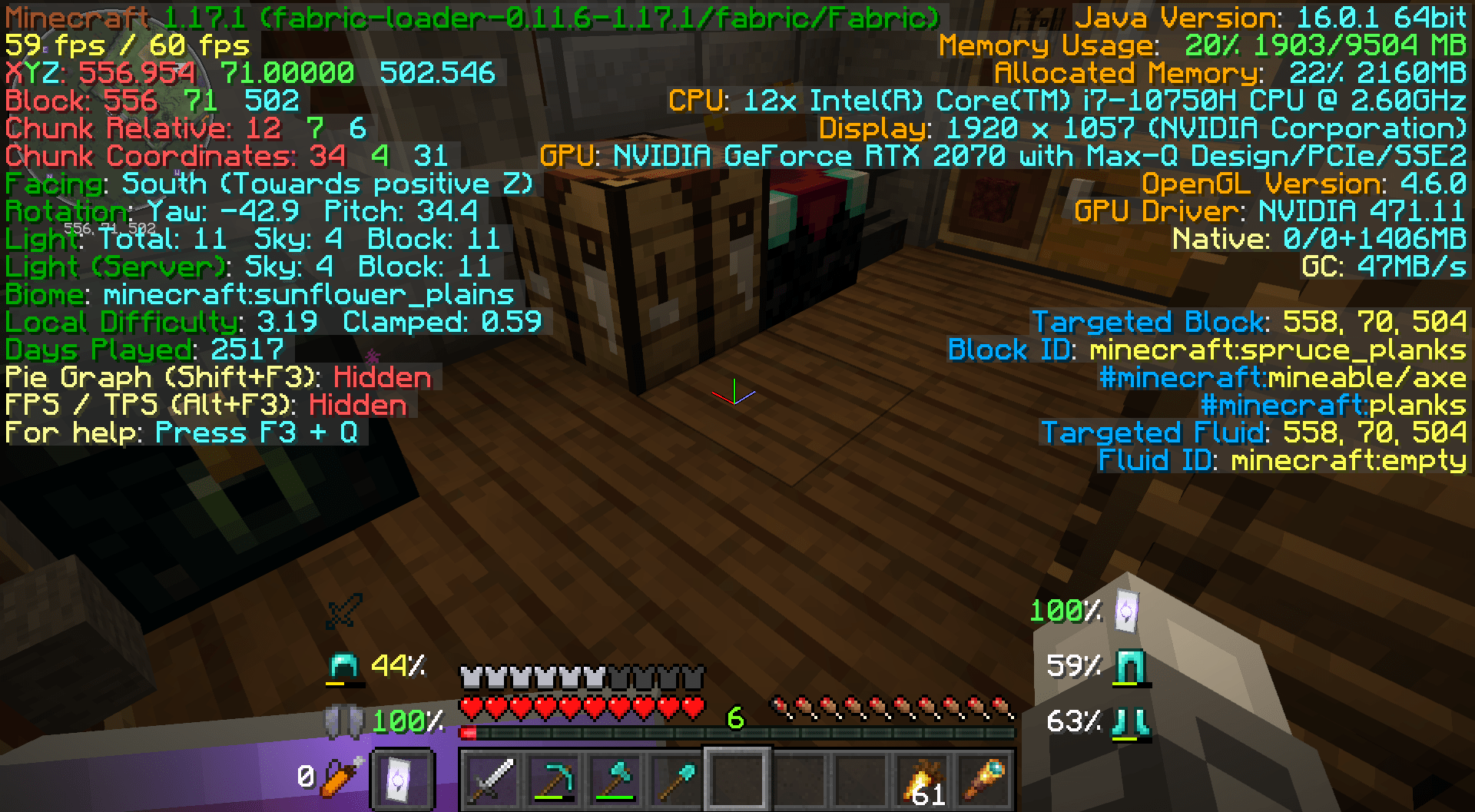 [Bug] Shulker Boxes and Chests render as a solid color in inventory with shaders · Issue 6025