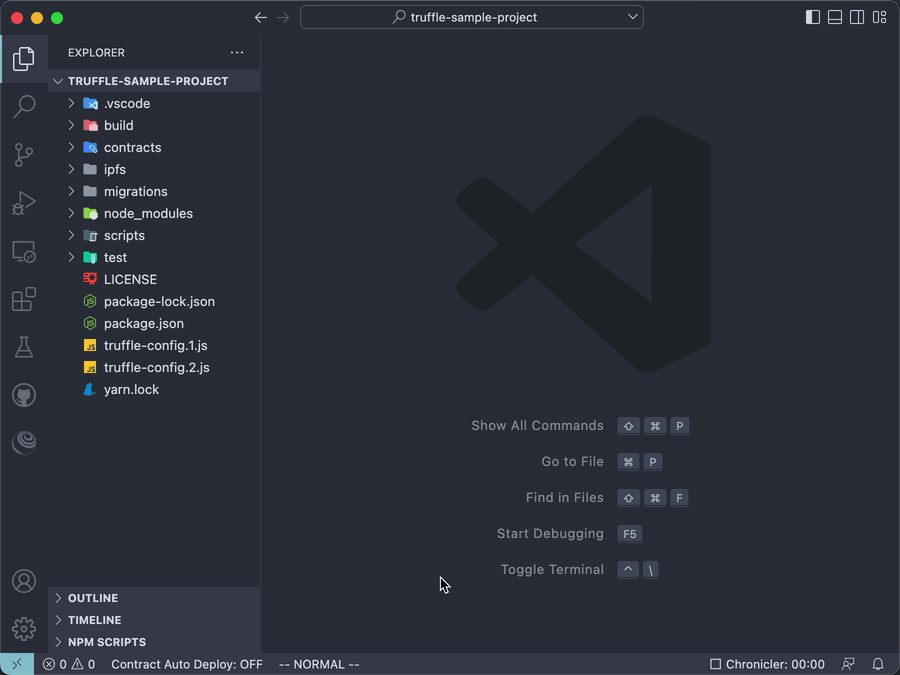 Fix `Debug Transaction` command when Truffle config does not follow