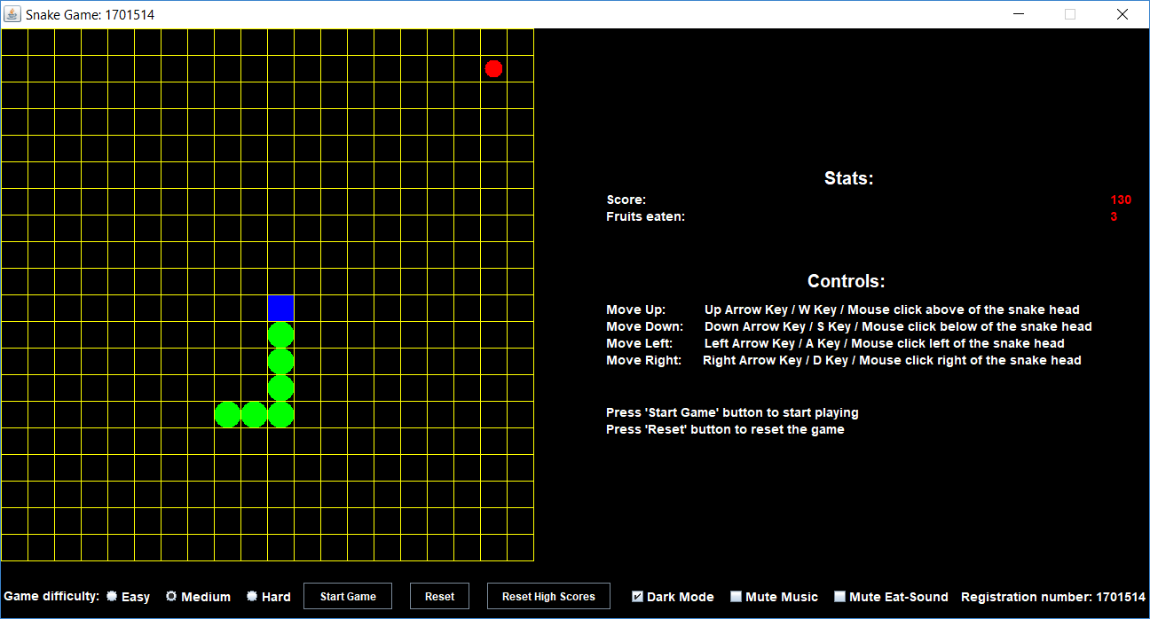 GitHub AlexFlorides/Snake_Game A simple Snake Game created in Java