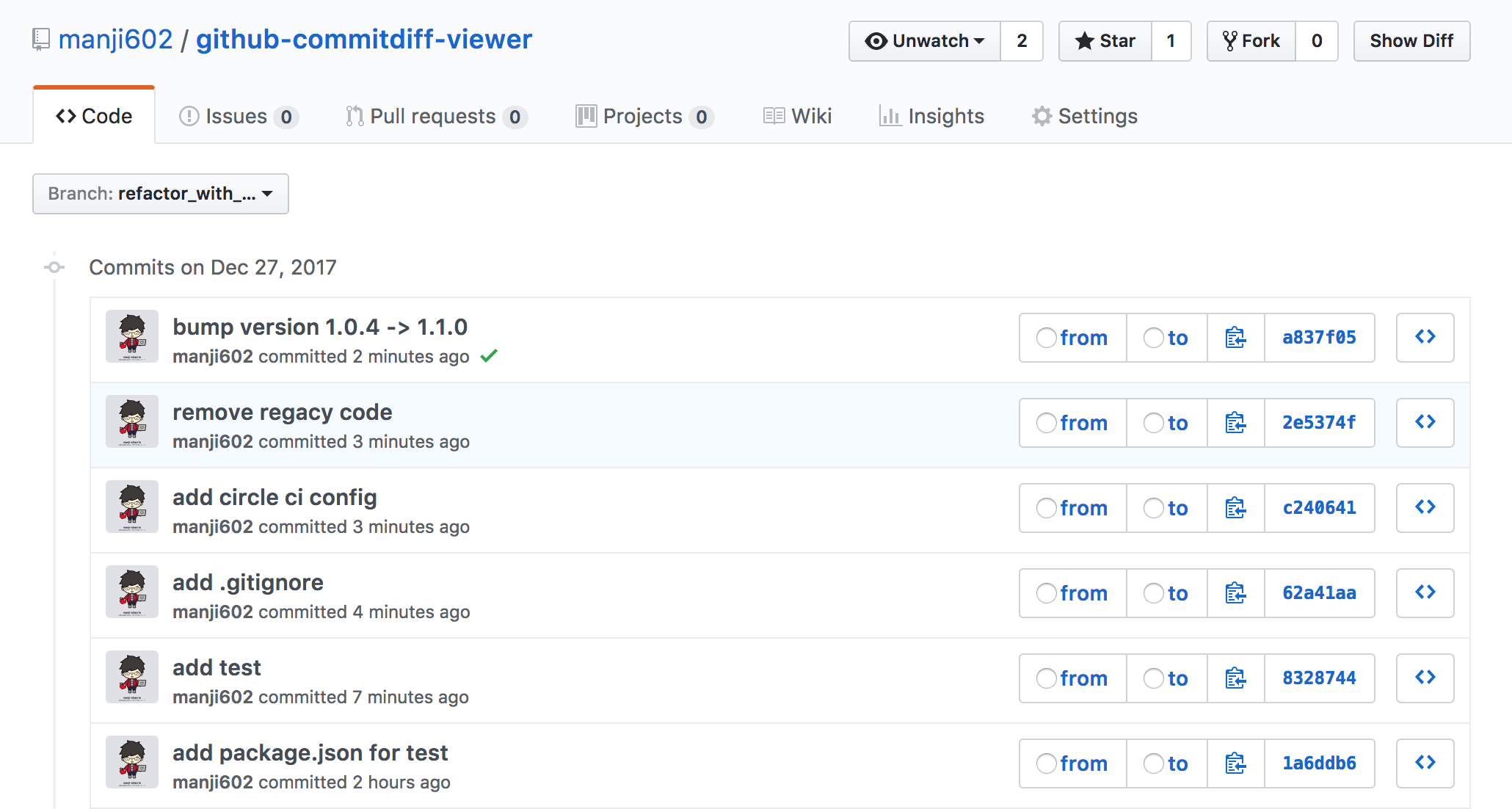GitHub user script which enables