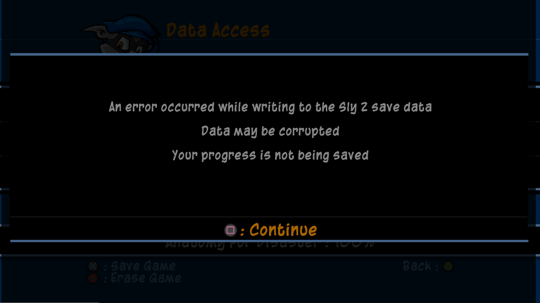 Sly 2 and Sly 3 think saves are corrupted when manually saving · Issue