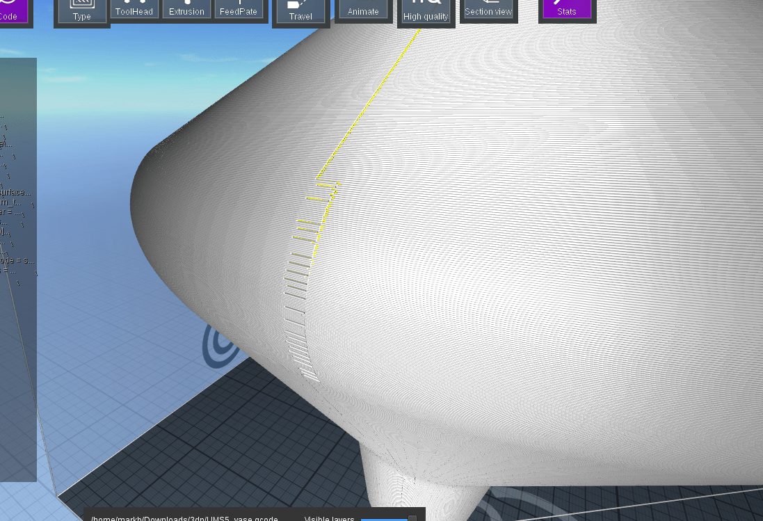 Spiralize "Travel" Move on every layer · Issue 8849 · Ultimaker/Cura