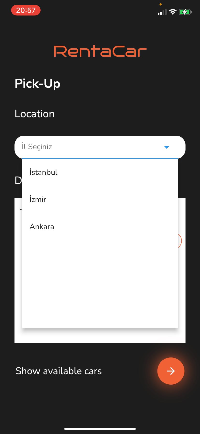 GitHub Bicyap/rentacarapp Rent a Car App with Flutter