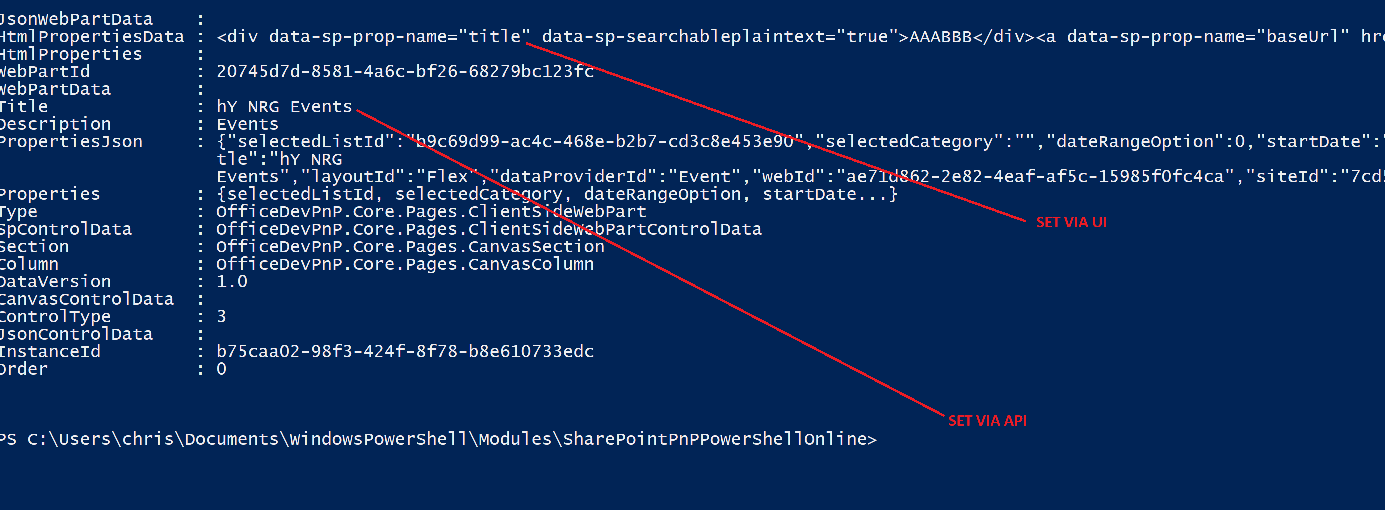 Cannot update TITLE for a webpart when adding via Add