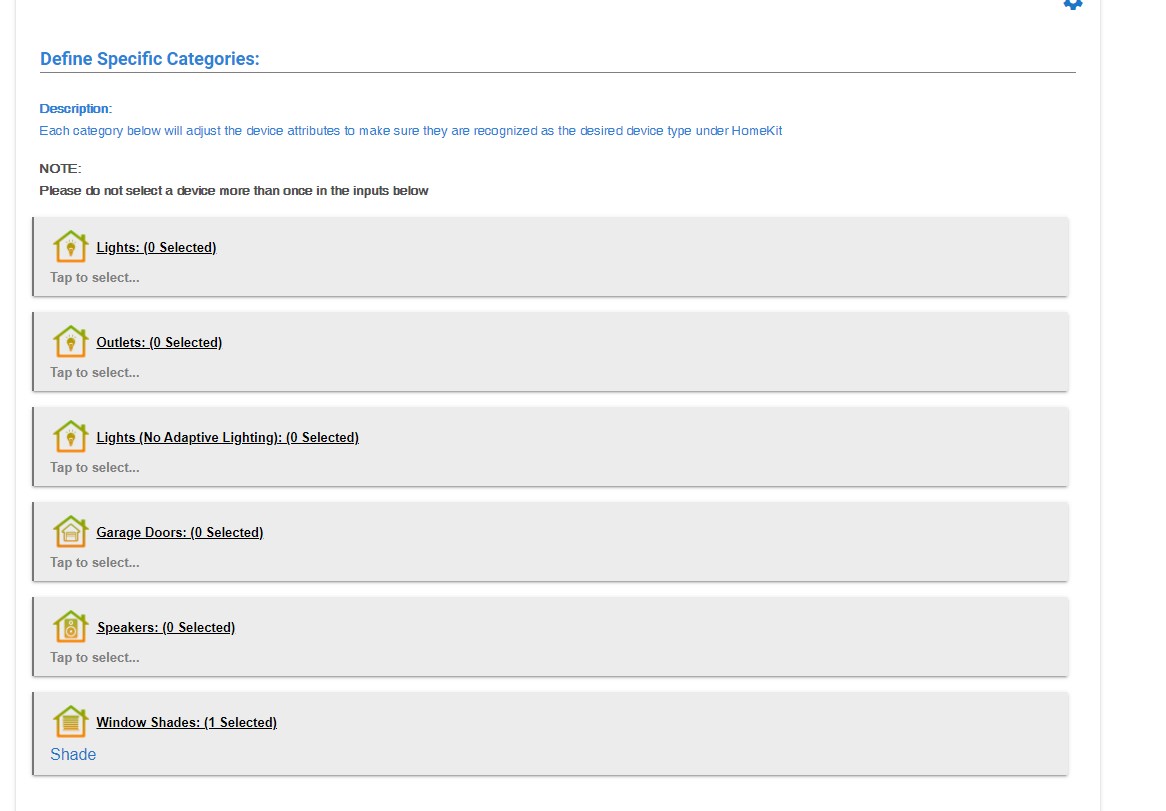 (BUG) Blinds showing as Fan and Sensor in Homebridge/Homekit · Issue