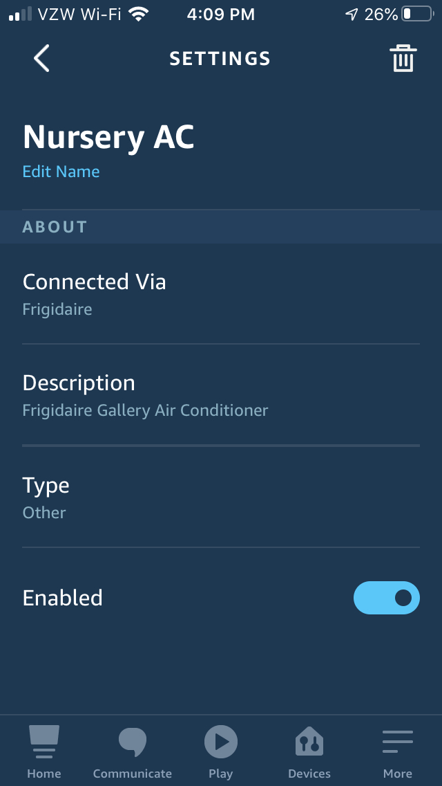 Air Conditioner (thermostat device) not responding to relative commands
