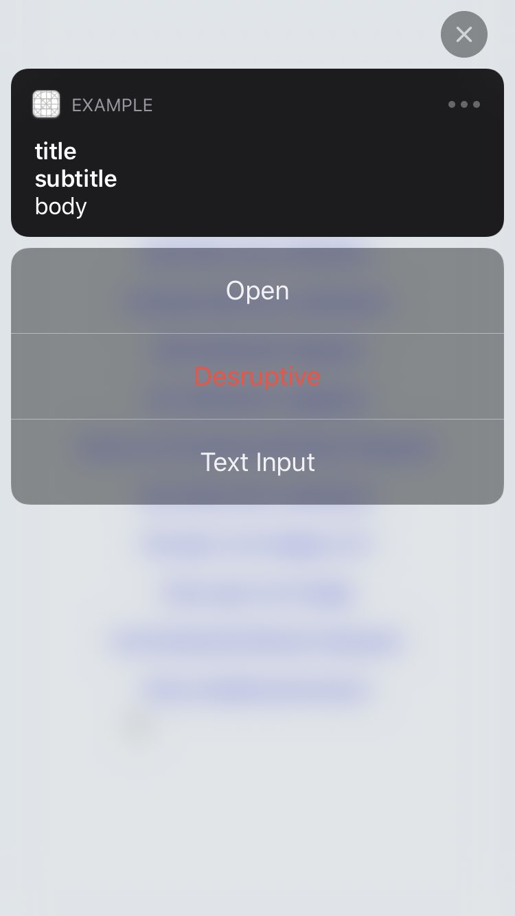 React Native Push Notification API for iOS